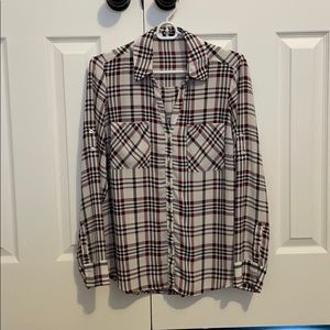 Express Portofino M Black/White/Maroon check